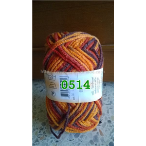 [join yarn 0514] ไหมพรม join สีเหลือบ45g 0514